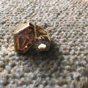 SOLD OUT- Brown and Gold tarnish free ring